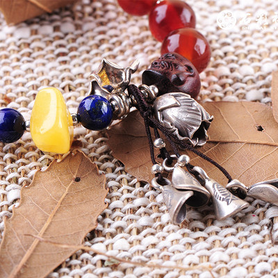 龜殼蜜蠟青金石純銀手鏈 傳統(tǒng)工藝與現(xiàn)代批發(fā)貿(mào)易的融合